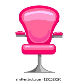 Vector Barber Chair pink