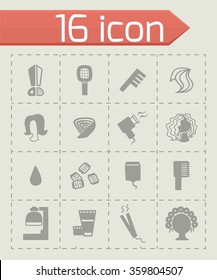 Vector Barber icon set