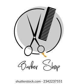 vector Barber shop business card and men's salon or barber shop logo black and white and Barber Shop business card and logo barber black and white men salon business card