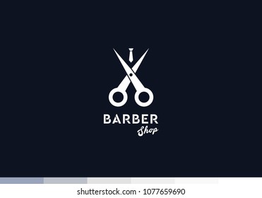 vector barber shop logo