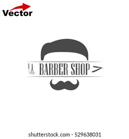 vector barber shop logo