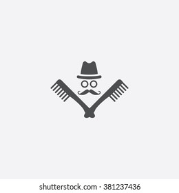 Vector barbershop Icon.