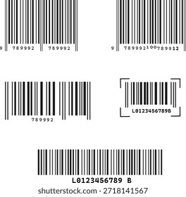 Vector Barcode Icon and Price Tag Design on custom Yellow Packaging Sticker for Small Business