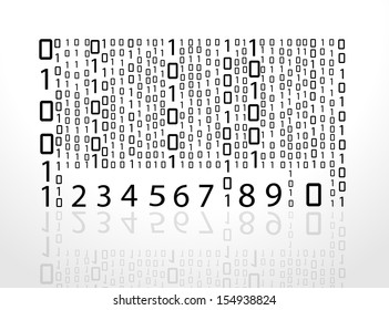 vector barcode numbers.