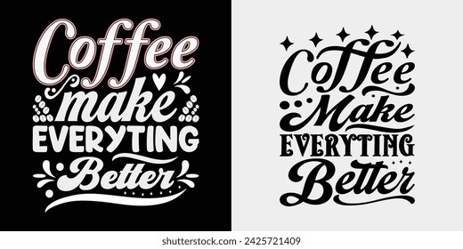 Vector barista coffee t-shirt design or barista coffee poster design or barista shirt design, quotes