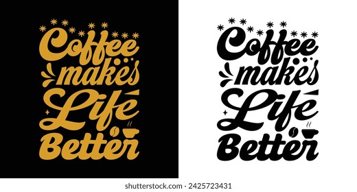 Vector barista coffee t-shirt design or barista coffee poster design or barista shirt design, quotes