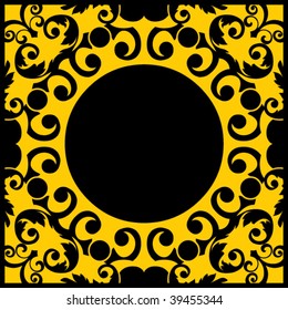 vector baroque decoration