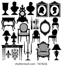Vector baroque objects #2