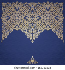 Vector baroque ornament in Victorian style. Ornate element for design. Toolkit for designer. It can be used for decorating of invitations, greeting cards, decoration for bags and clothes.