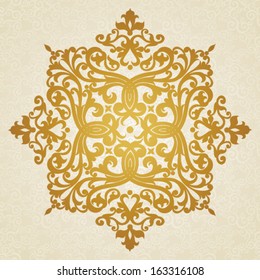 Vector baroque ornament in Victorian style. Ornate element for design. Toolkit for designer. It can be used for decorating of invitations, greeting cards, decoration for bags and clothes.