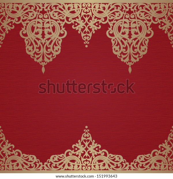 Vector Baroque Seamless Border Victorian Style Stock Vector (Royalty ...