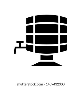 Vector barrels icons set on white background