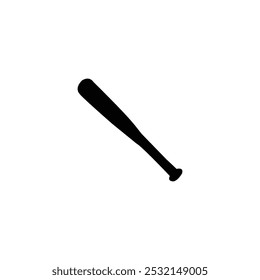 Vector baseball bat. Baseball bat isolated on white background.