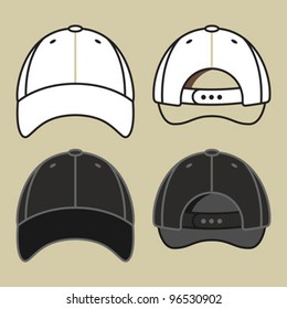 Vector baseball cap