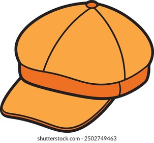 Vector Baseball Caps art illustration with a white background
