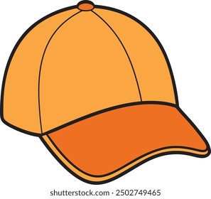 Vector Baseball Caps art illustration with a white background