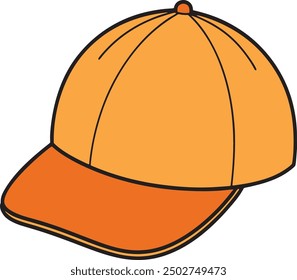 Vector Gorras de béisbol ilustración de arte con un fondo blanco