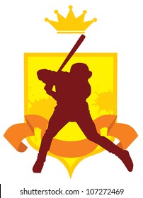 vector baseball emblem