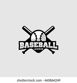 Vector Baseball league logo emblem