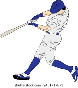 vector baseball posing character champion athletic sportsman drawing swinging background design silhouette graphic sport illustration player man ball isolated athlete batter bat play base team cartoon