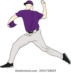 vector baseball posing character champion athletic sportsman drawing swinging background design silhouette graphic sport illustration player man ball isolated athlete batter bat play base team cartoon