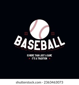 Vector baseball quote simple vintage t shirt