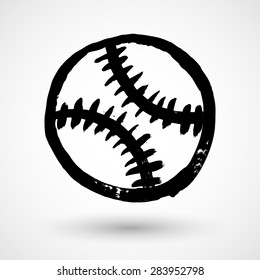 Vector baseball sketch