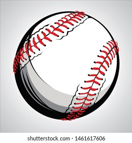 vector of baseballs, eps 10