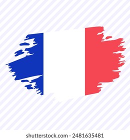 Vector based brush illustration of country flag 