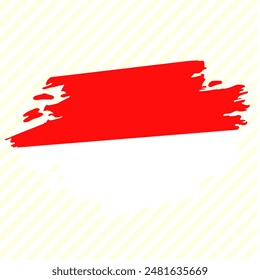 Vector based brush illustration of country flag 