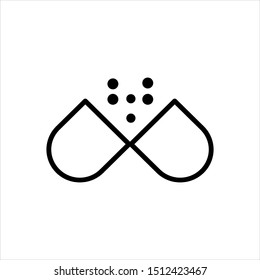 Vector based capsule icon design