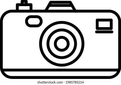 Vector Based Capture Camera Lense Camera Icon