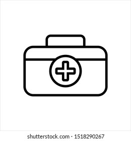 Vector based medical kit icon design