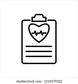 Vector based medical record icon design