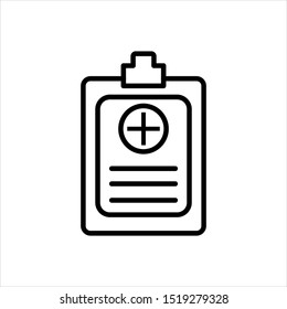 Vector based medical record icon design