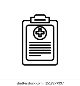 Vector based medical record icon design