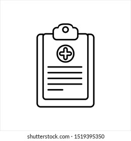 Vector based medical record icon design