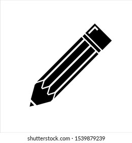 vector based pencil design icon