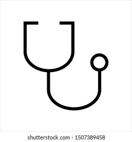 
Vector based stethoscope icon design