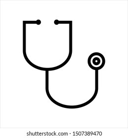 
Vector based stethoscope icon design