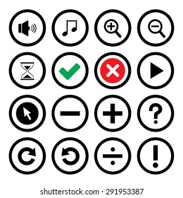vector basic for web icon  