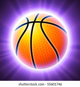 vector basketball