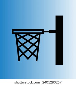 vector basketball club black elements icon