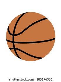 Vector Basketball Graphic