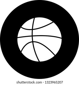 Similar Images, Stock Photos & Vectors of Basketball ball icon. Filled