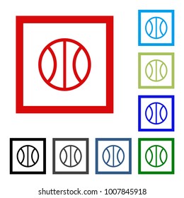 Vector basketball Icon Vector web design icon.