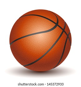 Vector Basketball isolated on a white background.