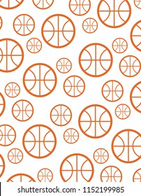 Vector Basketball Pattern