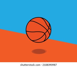 vector basketball suitable for editing and icon material