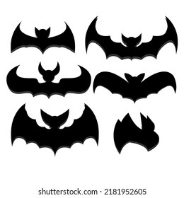 Vector Bat, Bat Icon, Black Bat Shadow